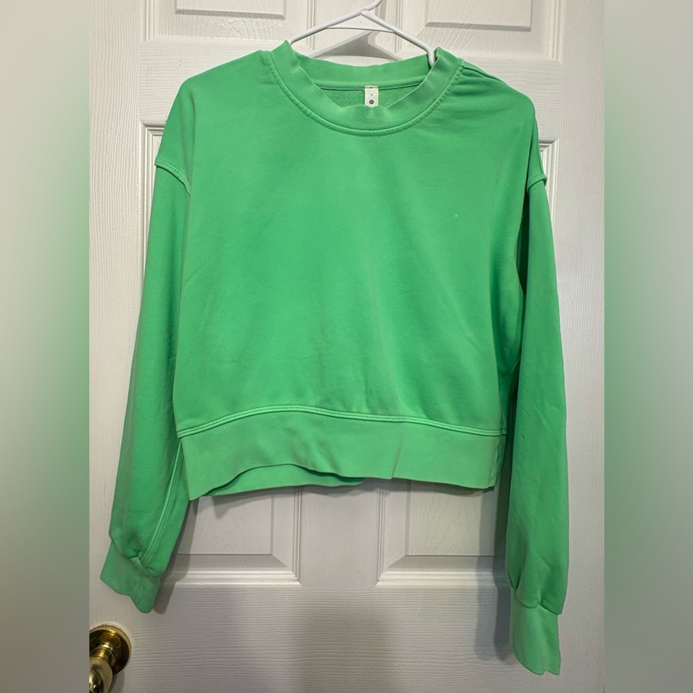 Lululemon cropped crew sweatshirt